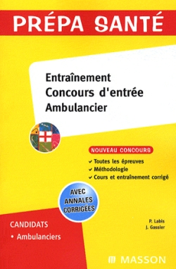 Entraînement concours d'entrée ambulancier
