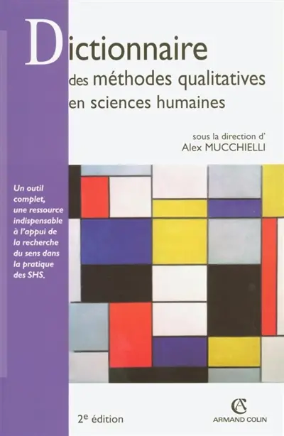 Dictionnaire des méthodes qualitatives en sciences humaines et sociales