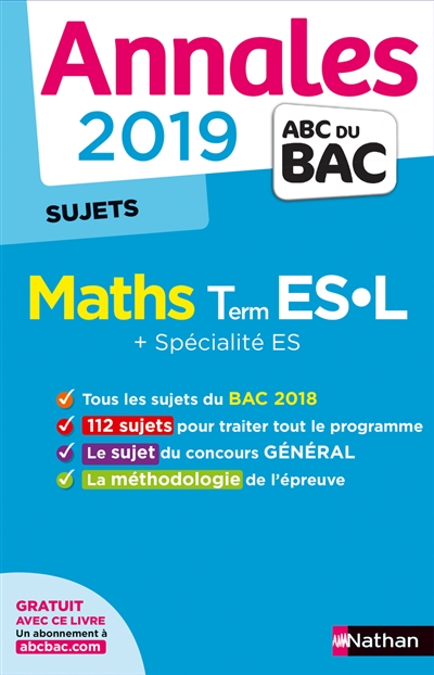 Maths terminales ES, L +...