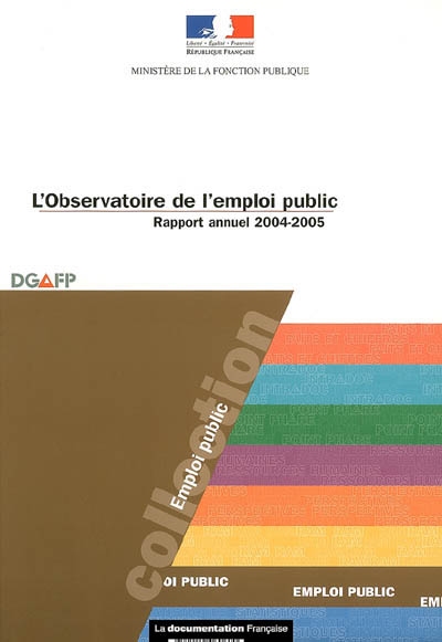 L'Observatoire de l'emploi public : rapport annuel 2004-2005
