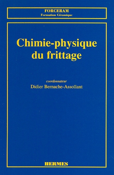 Chimie, physique du frittage