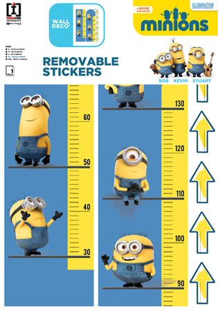 Minions : toise : sticker