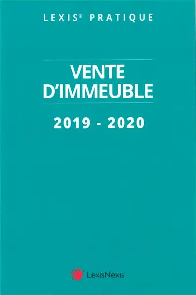 Vente d'immeuble : 2019-2020
