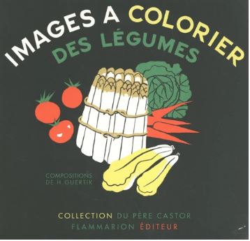 Album à colorier : des légumes