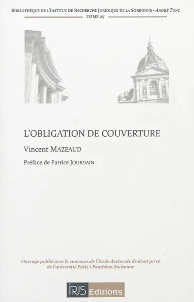 L'obligation de couverture