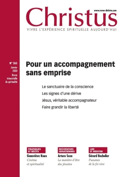 christus, n° 265. pour un accompagnement sans emprise