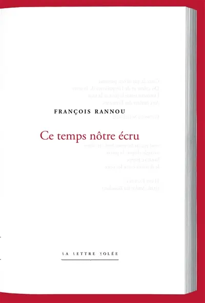 Ce temps nôtre écru