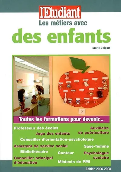 Les métiers avec des enfants