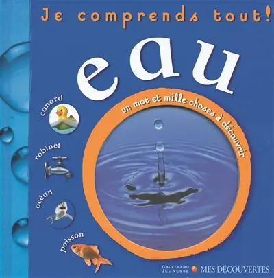 Eau : canard, robinet, océan, poisson