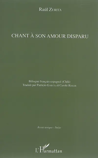 Chant à son amour disparu