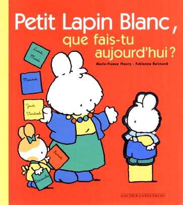 Petit Lapin Blanc, que fais-tu aujourd'hui? (m)