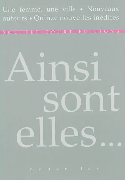 Ainsi sont-elles...