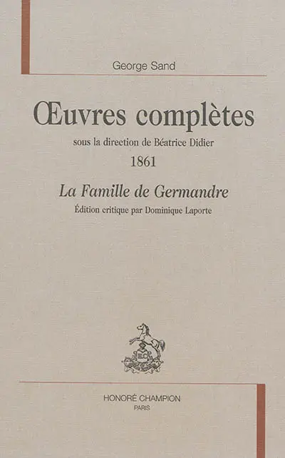 Oeuvres complètes. 1861