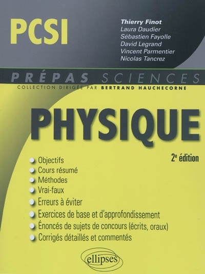 Physique PCSI