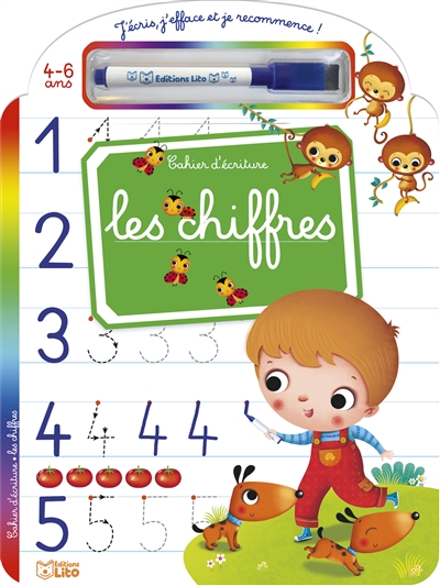 Les chiffres : cahier d'écriture