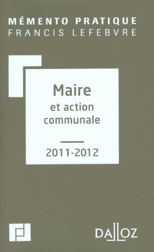 Maire et action communale 2011-2012