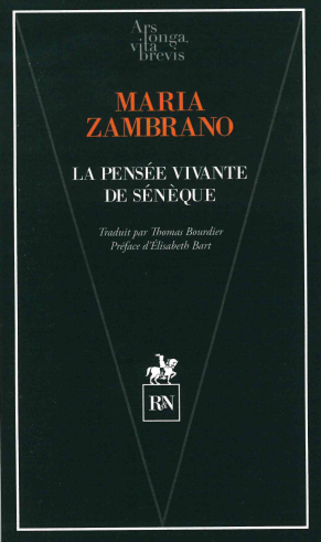 La pensée vivante de Sénèque