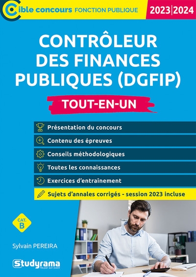 Contrôleur des finances publiques (DGFIP) : tout-en-un, cat. B : 2023-2024