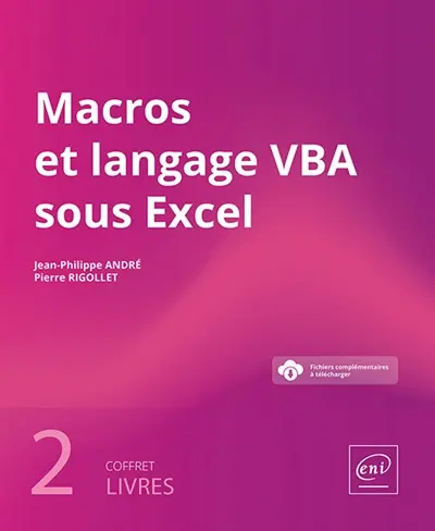 Macros et langage VBA sous Excel : coffret 2 livres Macros et langage VBA sous Excel : coffret 2 livres