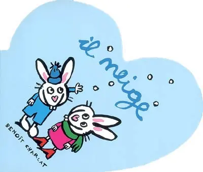 Les amoureux. Il neige