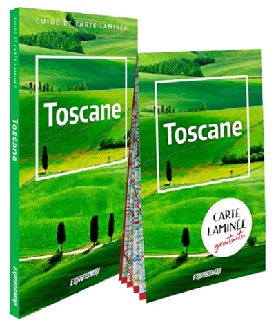 Toscane : guide et carte laminée