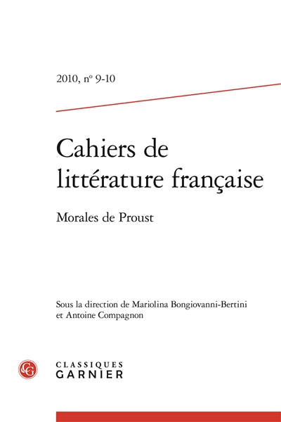 Cahiers de littérature...