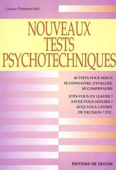 Les nouveaux tests psychotechniques