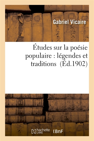Etudes sur la poésie...