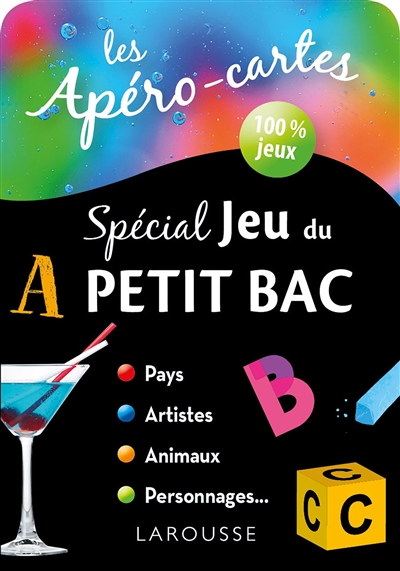 Les apéro-cartes spécial jeu du petit bac - Librairie Mollat Bordeaux