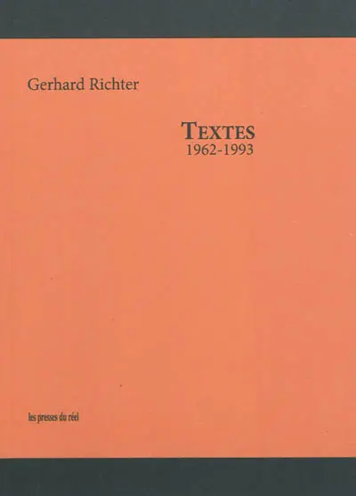 Textes : 1962-1993