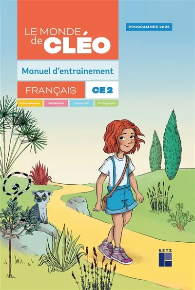 Le monde de Cléo, français CE2 : manuel d'entraînement + aide-mémoire