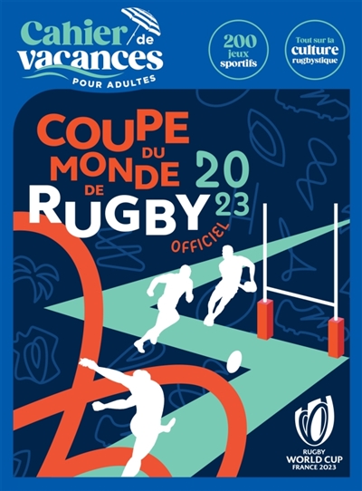 Cahier de vacances Coupe du monde de rugby 2023 officiel