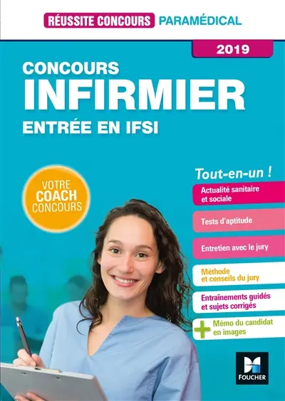 Concours infirmier 2019 : entrée en IFSI