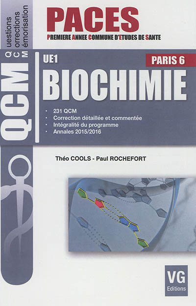 Biochimie UE1 : Paris 6