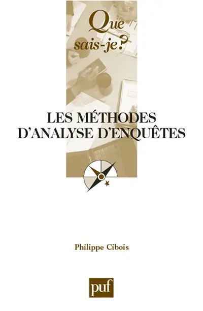 Les méthodes d'analyse d'enquêtes