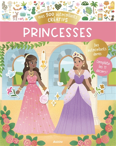 princesses : mes 500 autocollants créatifs
