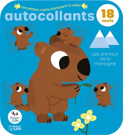 Les animaux de la montagne : autocollants