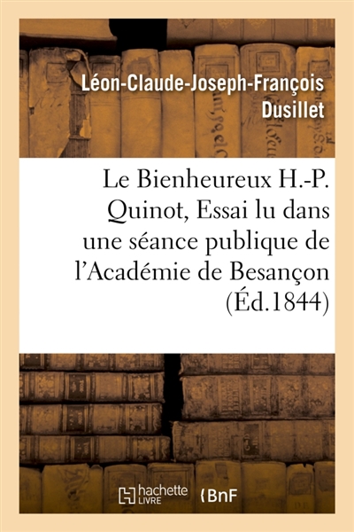 Le Bienheureux H.-P....