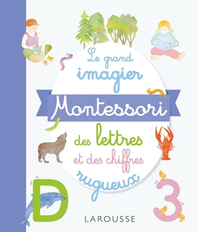 Le grand imagier Montessori des lettres et des chiffres rugueux