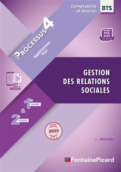 Processus 4 : Gestion des relations sociales : 1re et 2e années BTS CG