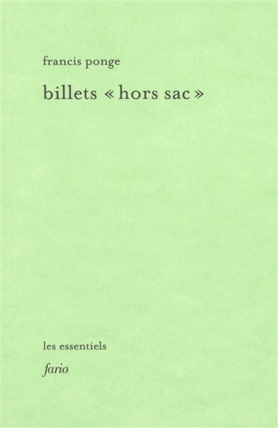 Billets "hors sac"