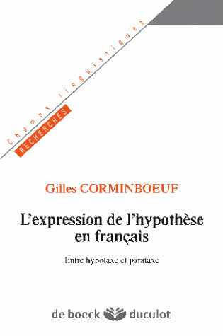 L'expression de l'hypothèse...