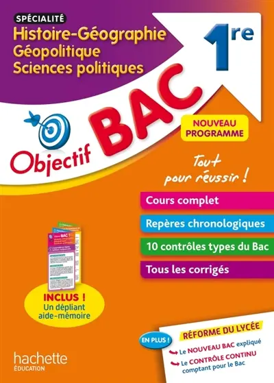 Histoire géographie, géopolitique, sciences politiques 1re, spécialité : nouveau programme