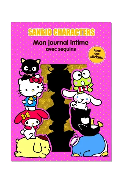 Sanrio characters : mon journal intime avec sequins