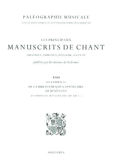 Paléographie musicale : les...