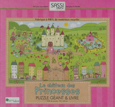 Le château des princesses : puzzle géant & livre