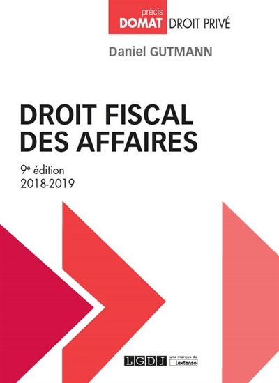 Droit fiscal des affaires : 2018-2019