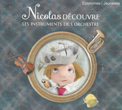 Nicolas découvre les instruments de l'orchestre