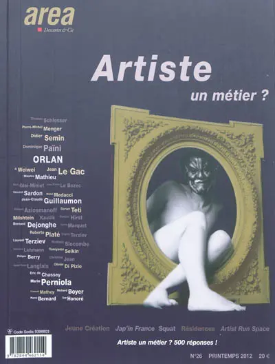 Area revue, n° 26. Artiste, un métier ?