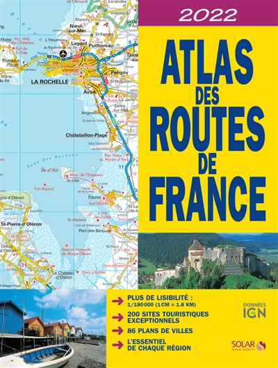 Atlas des routes de France 2022